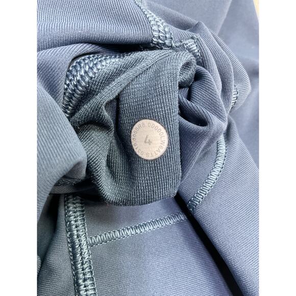 Lululemon 'Align' Blue Nylon High Rise Crop With Pockets 23" Size 4 - Picture 5 of 5